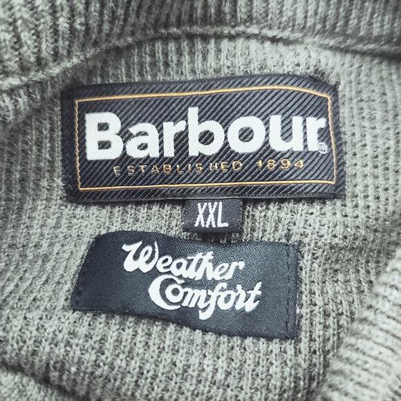 Barbour Vest Weather Comfort Men's XXL Red And Gray Full Snap Essential Gilet - Picture 7 of 8